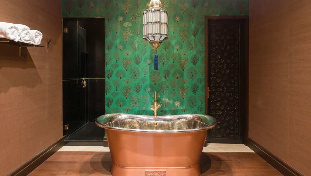 The Hive Private Residence vintage bathroom